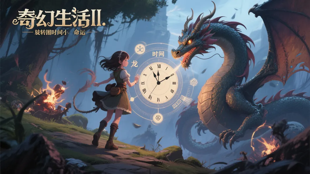 RPG力作《奇幻人生 i：旋转之龙与时间窃贼少女